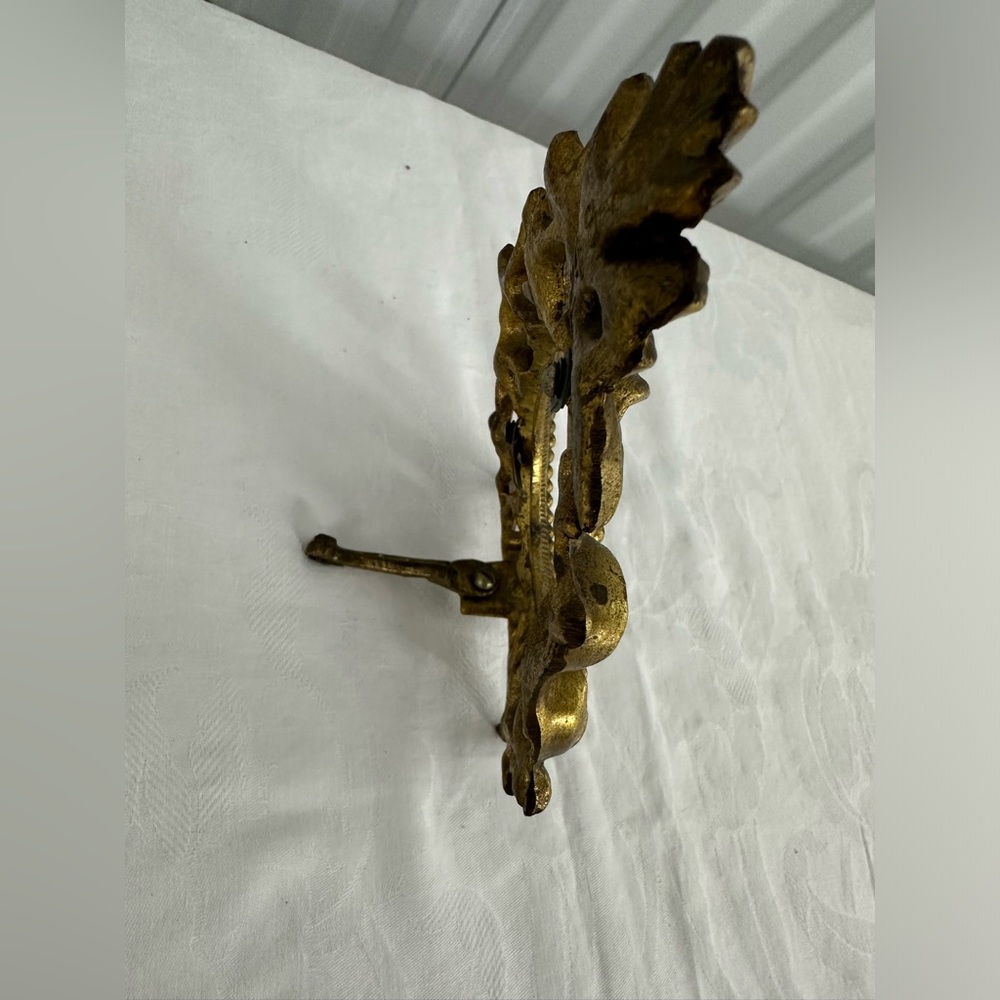 Antique Brass Picture Frame - Heavy - No Glass - Picture 6 of 7